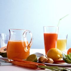 Ingwer-Papaya-Orangensaft