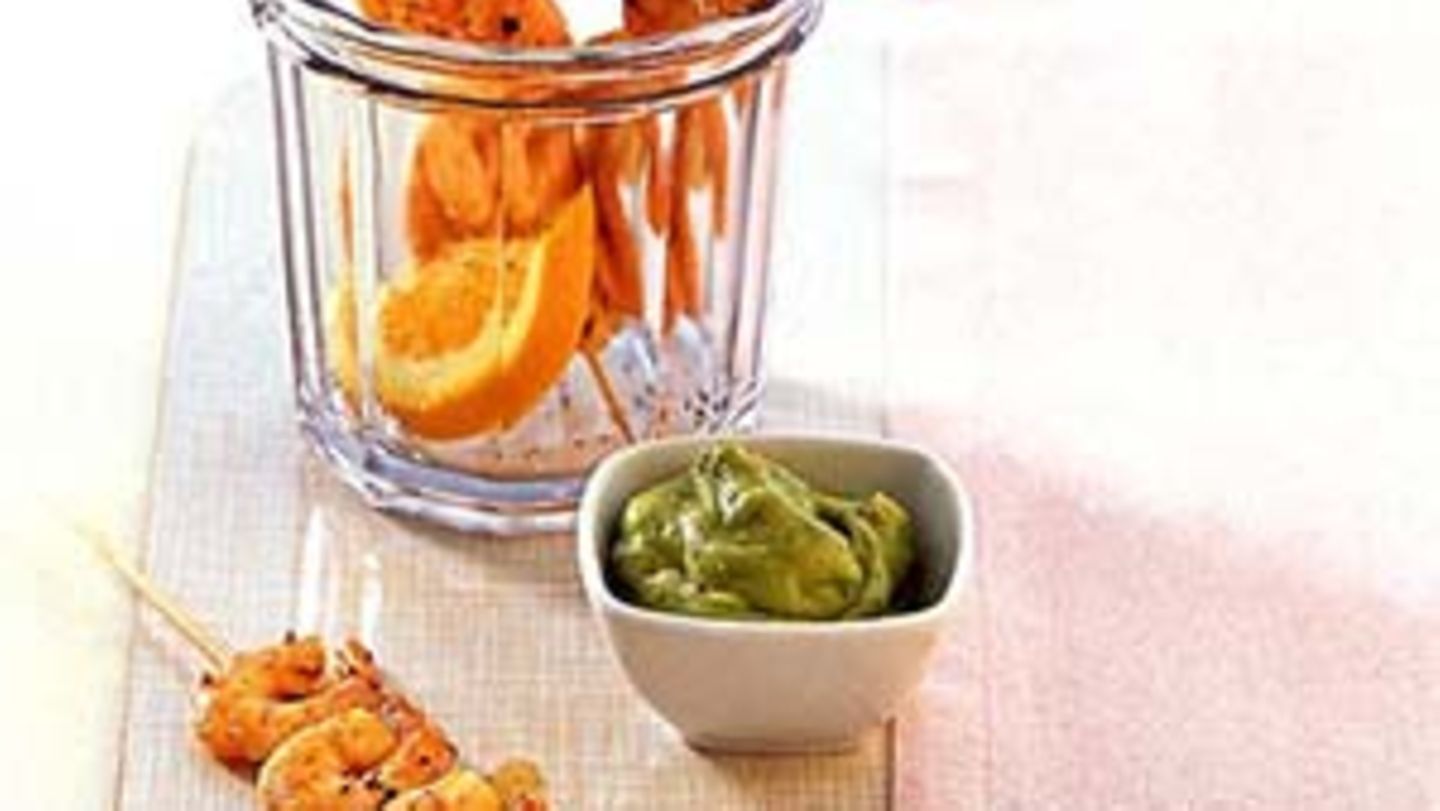 Garnelenspieße Rezept