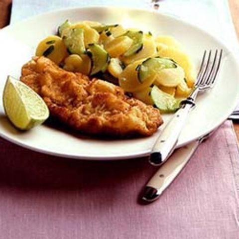 Wiener Schnitzel mit Kartoffeln
