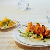 Puten-Ananas-Spieße