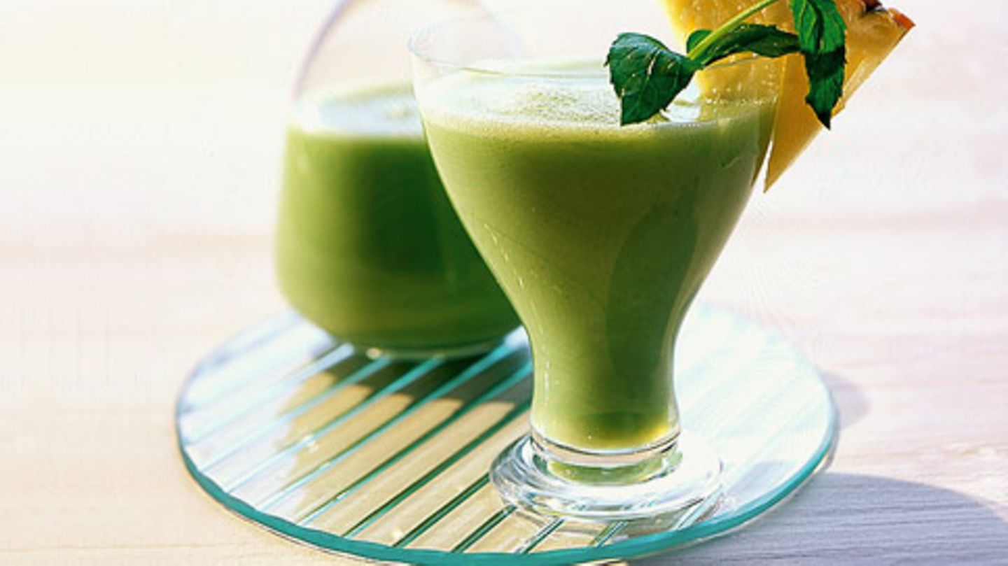Minze-Ananas-Shake Rezept - [ESSEN UND TRINKEN]