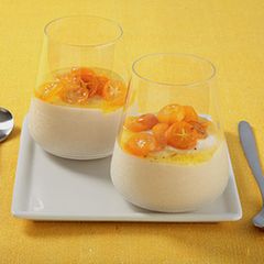 Kefir-Honig-Creme mit Kumquats