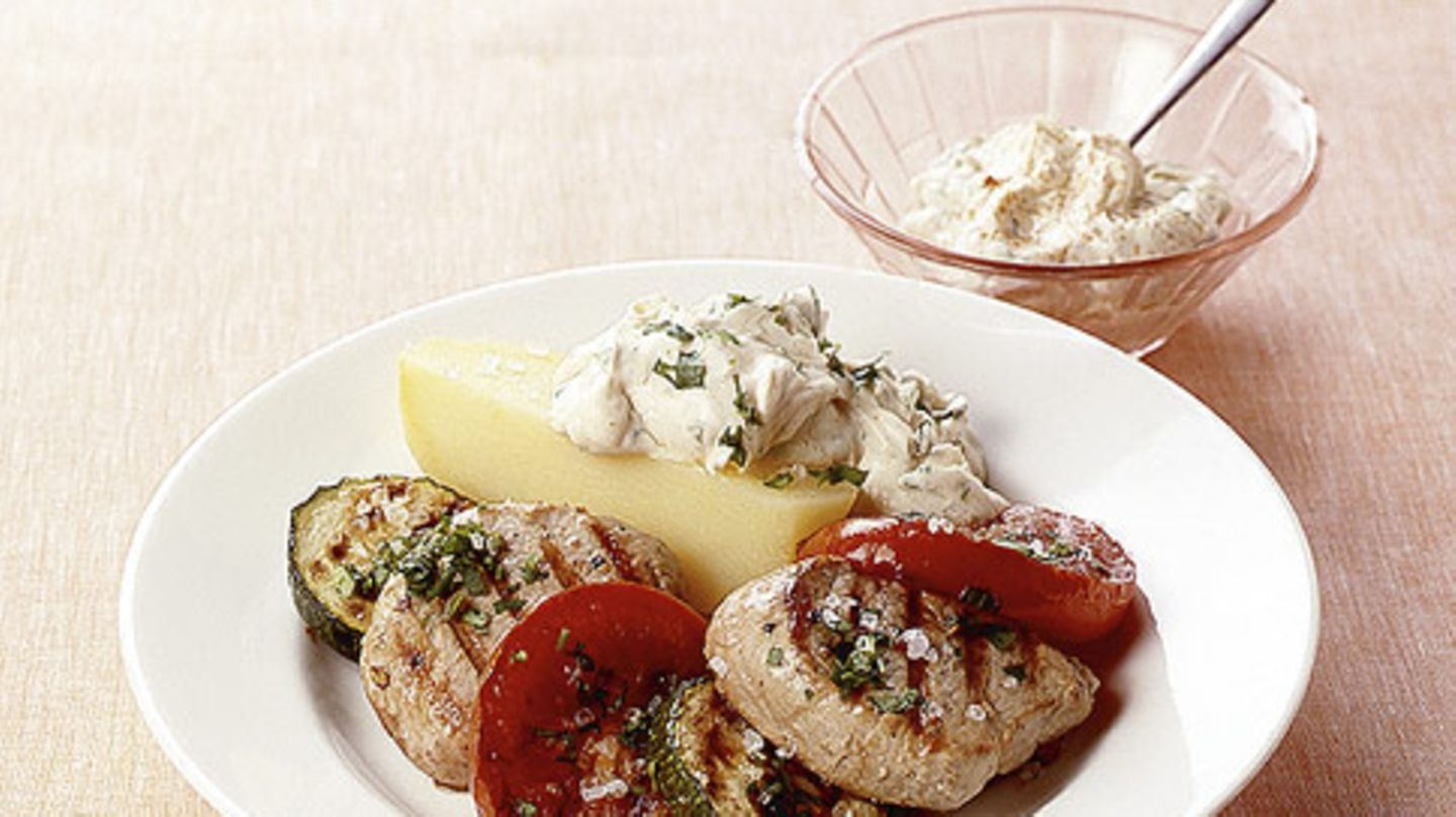 Schweinefilet mit Grillgemüse Rezept