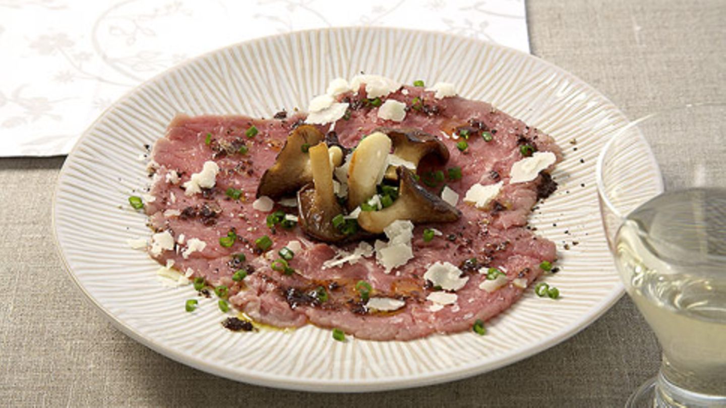 Kalbs-Carpaccio Rezept - [ESSEN UND TRINKEN]