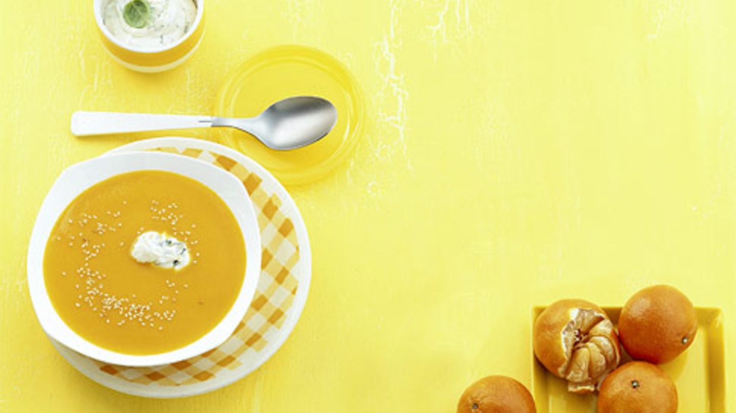Mandarinen-Möhren-Suppe Rezept