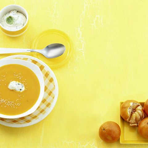 Mandarinen-Möhren-Suppe