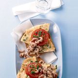 Krabbenbrot mit Rührei