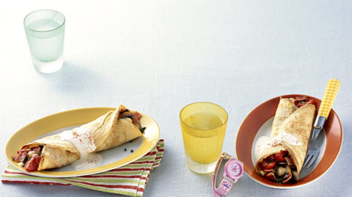 Pfannkuchenröllchen Rezept