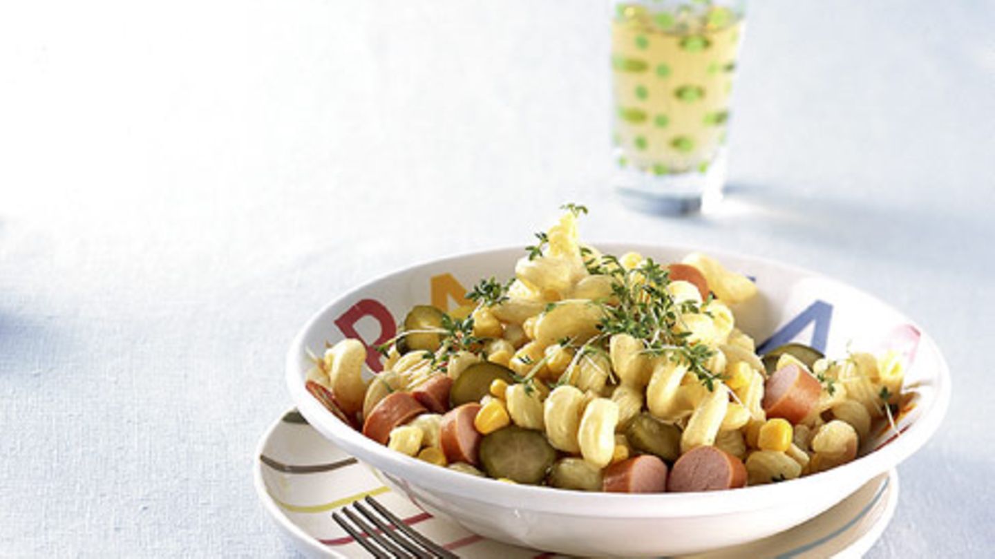 Bunter Nudelsalat Rezept
