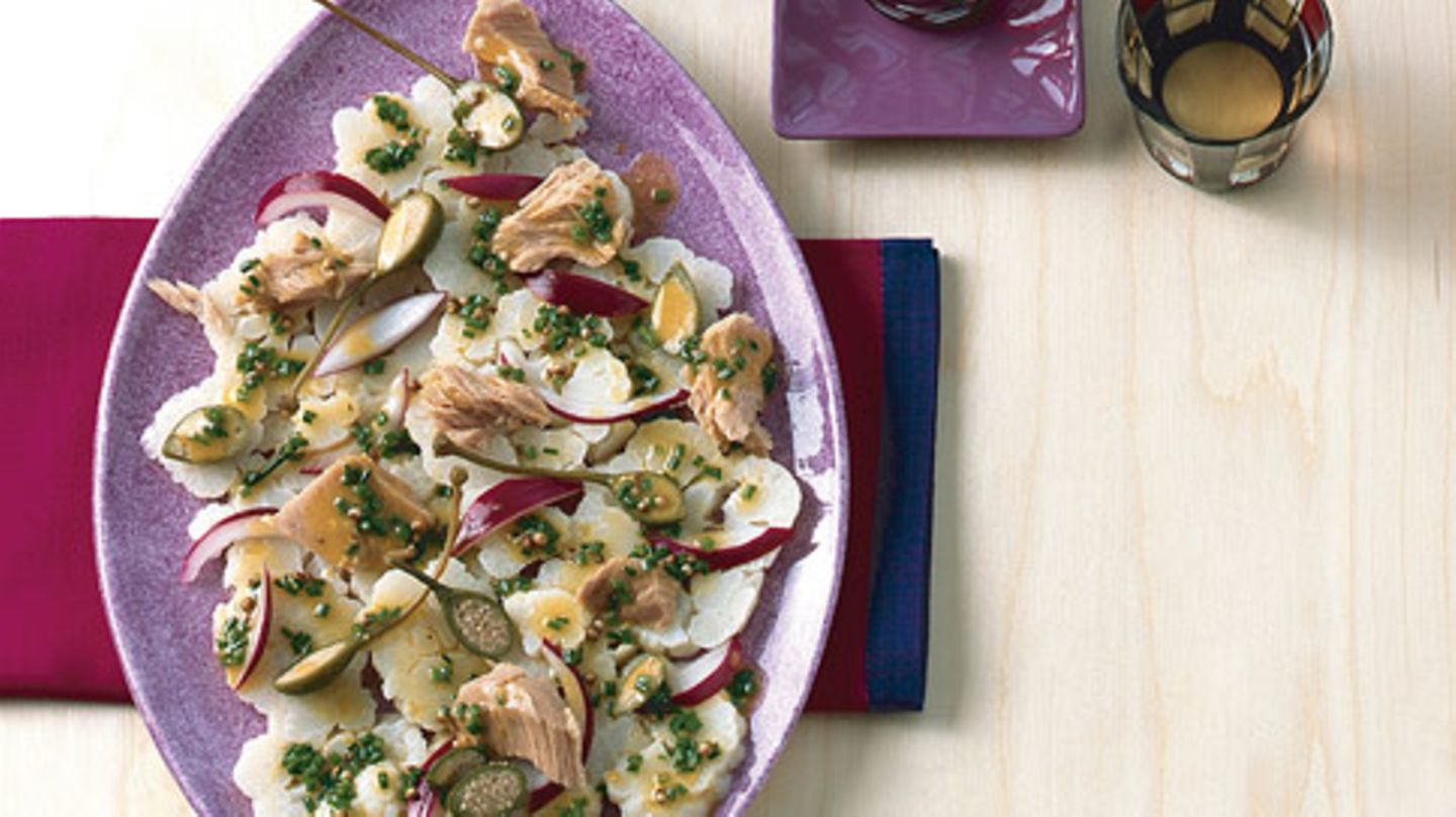 Blumenkohlsalat mit Koriandervinaigrette Rezept