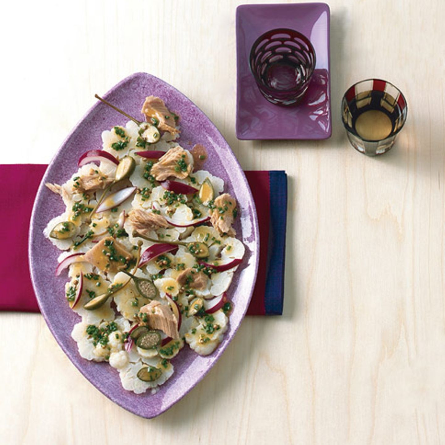 Blumenkohlsalat mit Koriandervinaigrette