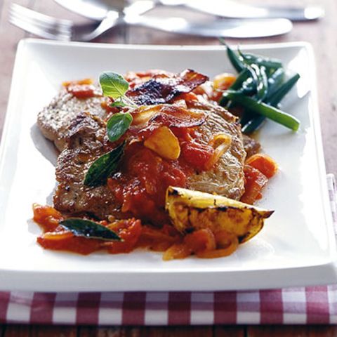 Steaks alla pizzaiola