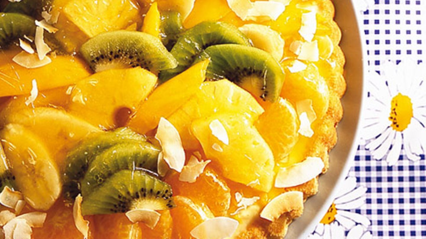 Tropischer Obstkuchen Rezept