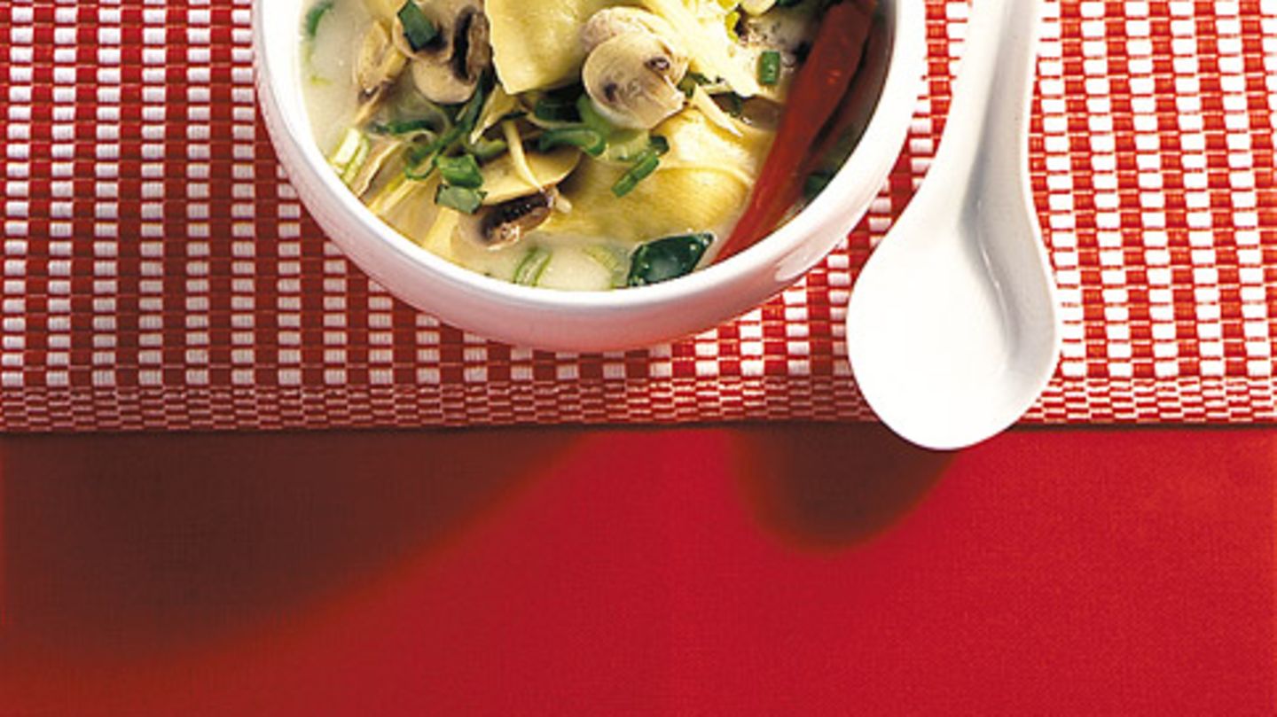Ravioli in Brodo asiatico Rezept