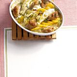 Kartoffel-Spitzkohl-Auflauf