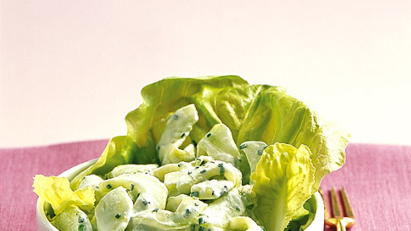 Gurkensalat mit Schmand