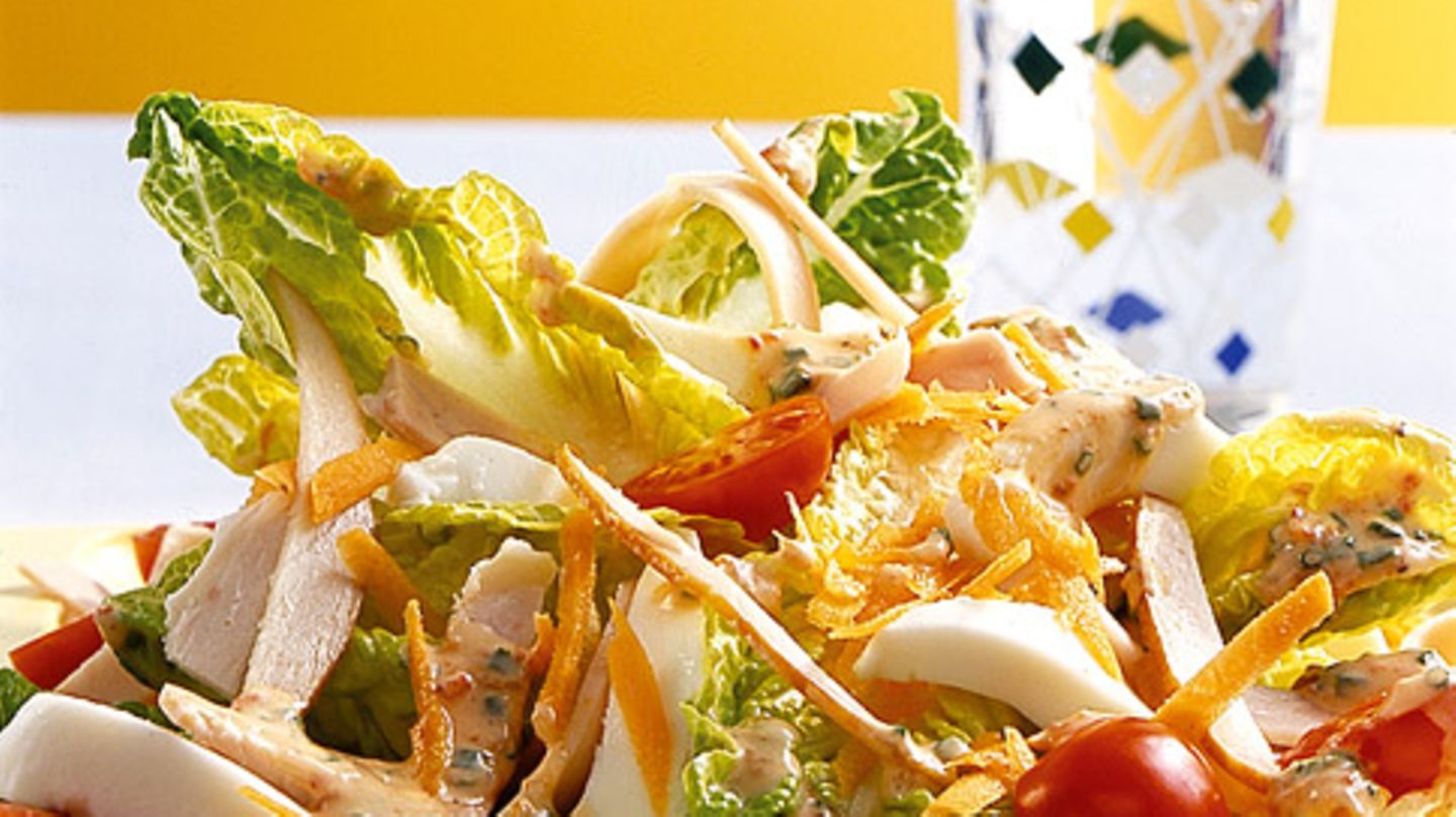 Kleine Salatplatte Rezept