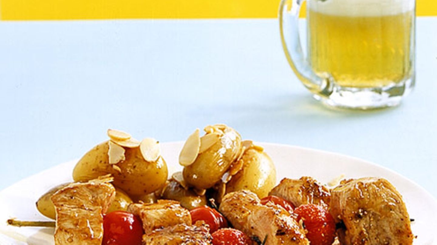Puten-Rosmarin-Spieße Rezept - [ESSEN UND TRINKEN]