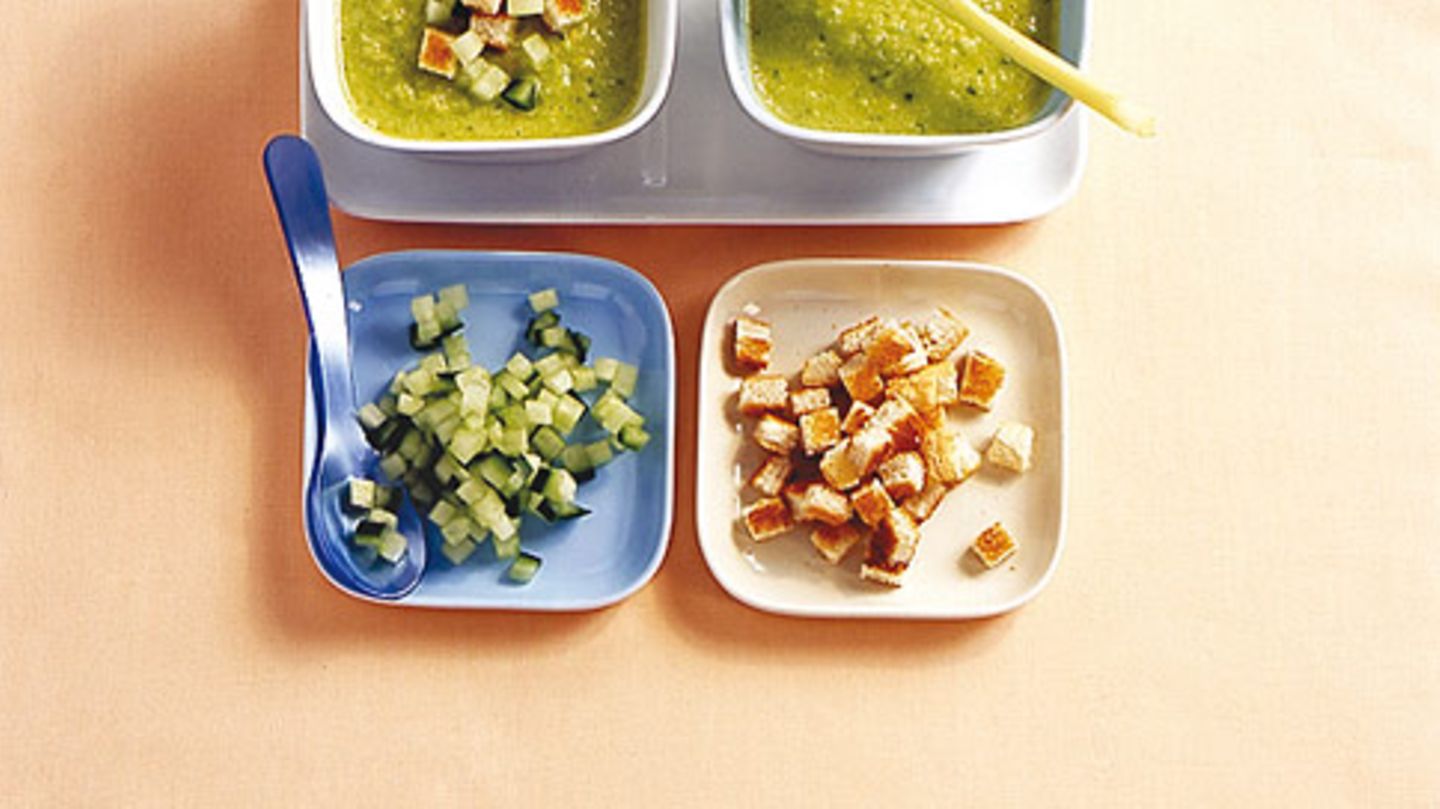 Grüner Gazpacho Rezept