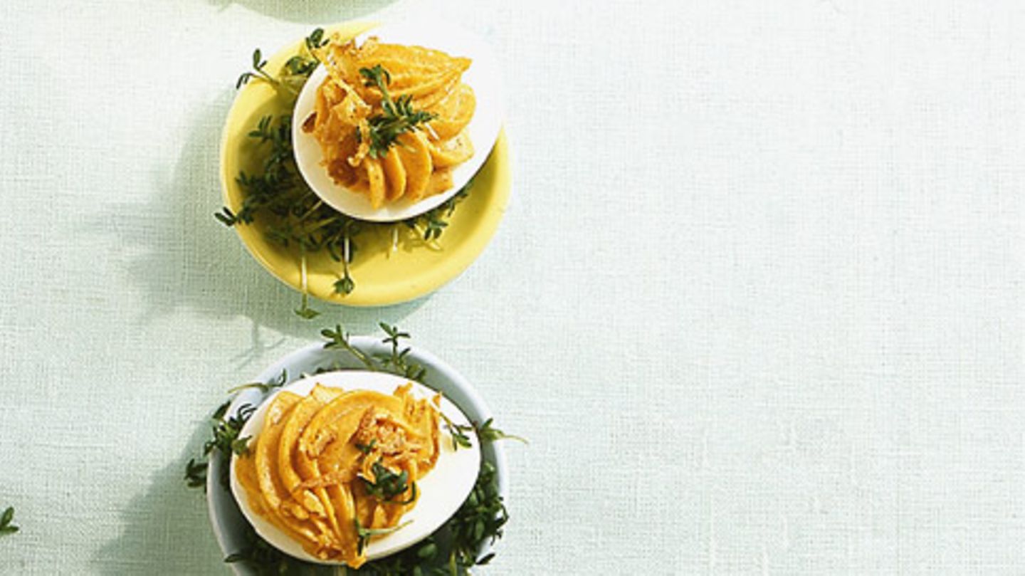 Gefüllte Eier Rezept