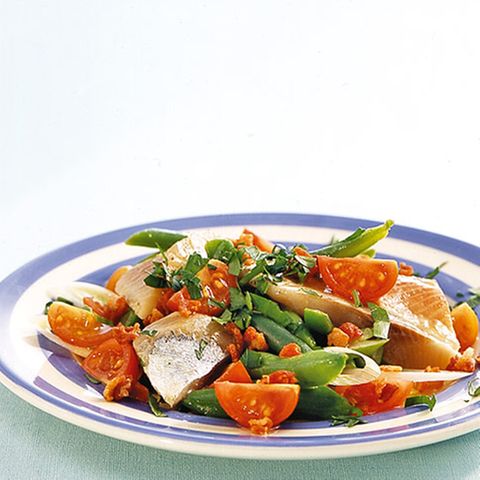 Matjes-Bohnen-Salat