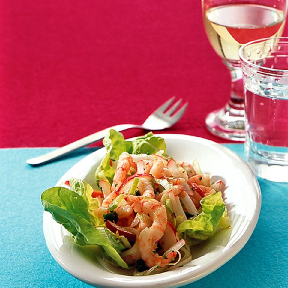 Shrimps-Radieschen-Salat Rezept - [ESSEN UND TRINKEN]