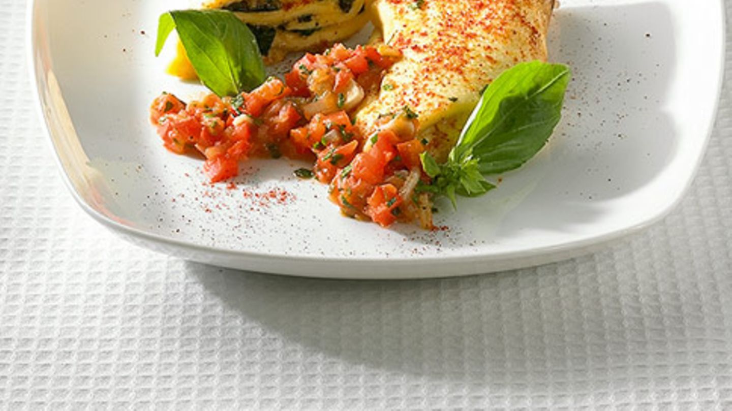 Piperade (Baskisches Omelett) Rezept