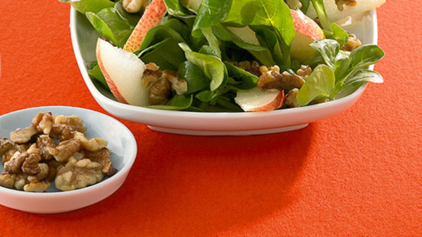 Feldsalat mit Birnen Rezept