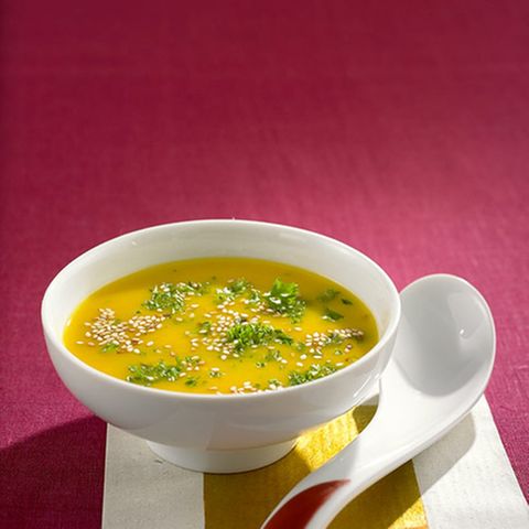 Asiatische Kürbissuppe