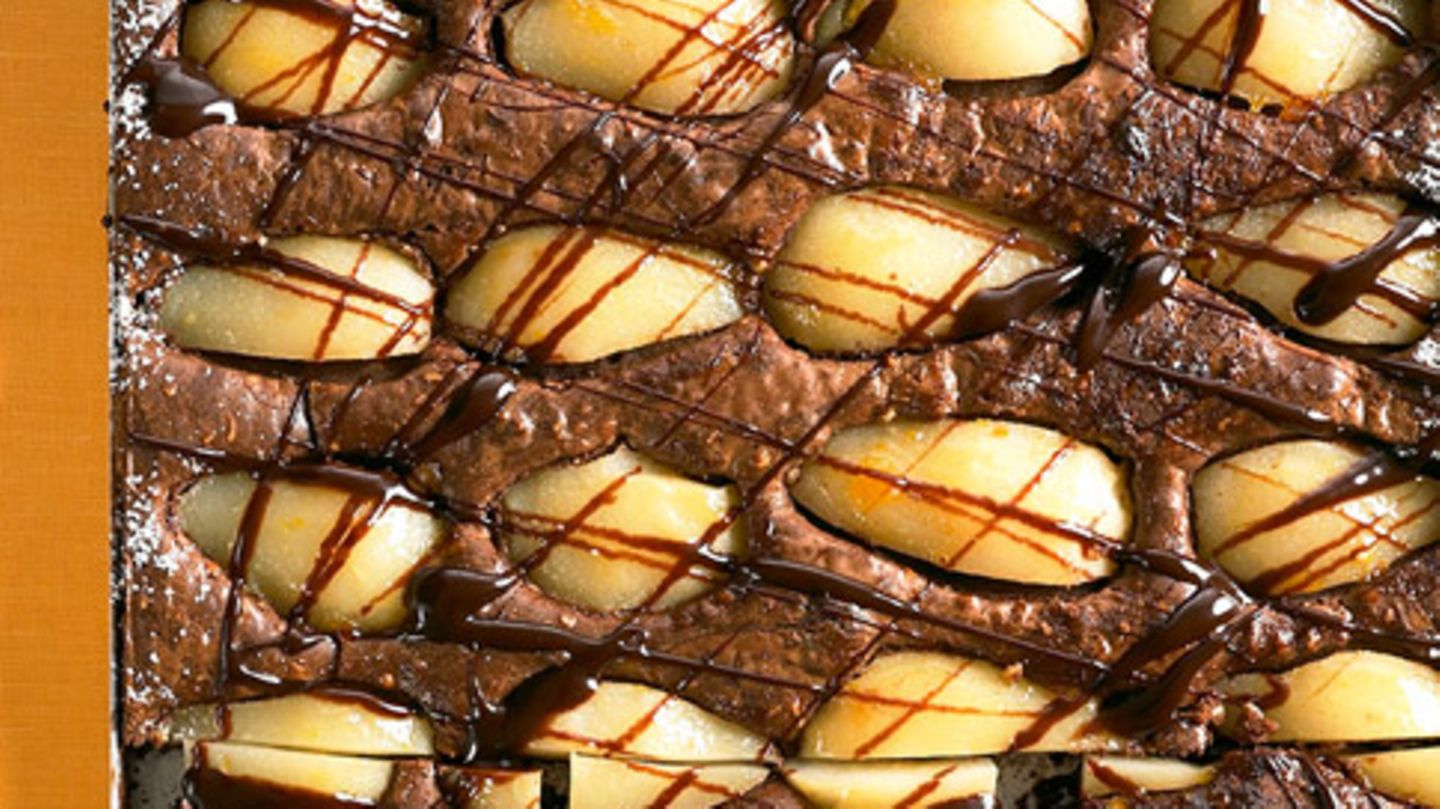 Birnen-Brownies Rezept