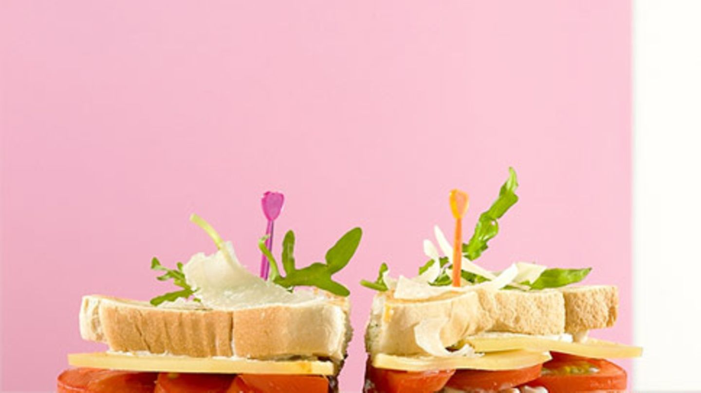 Käse-Club-Sandwich Rezept