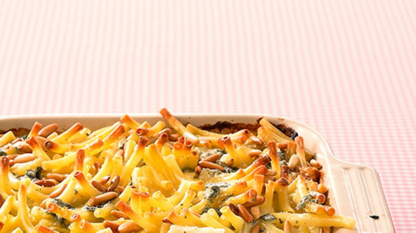 Spinat-Makkaroni Rezept
