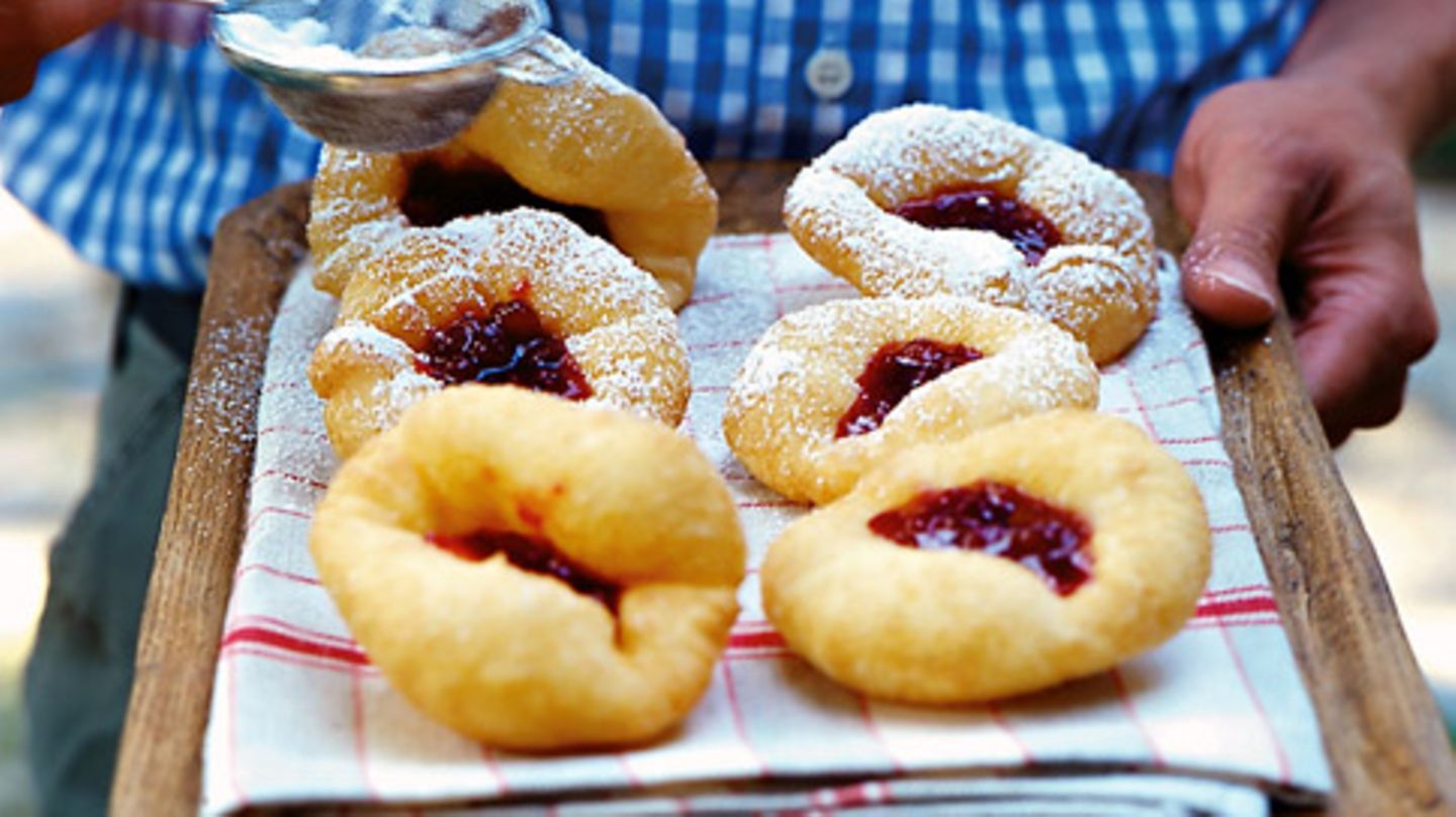 Kniekiechl mit Preiselbeeren Rezept