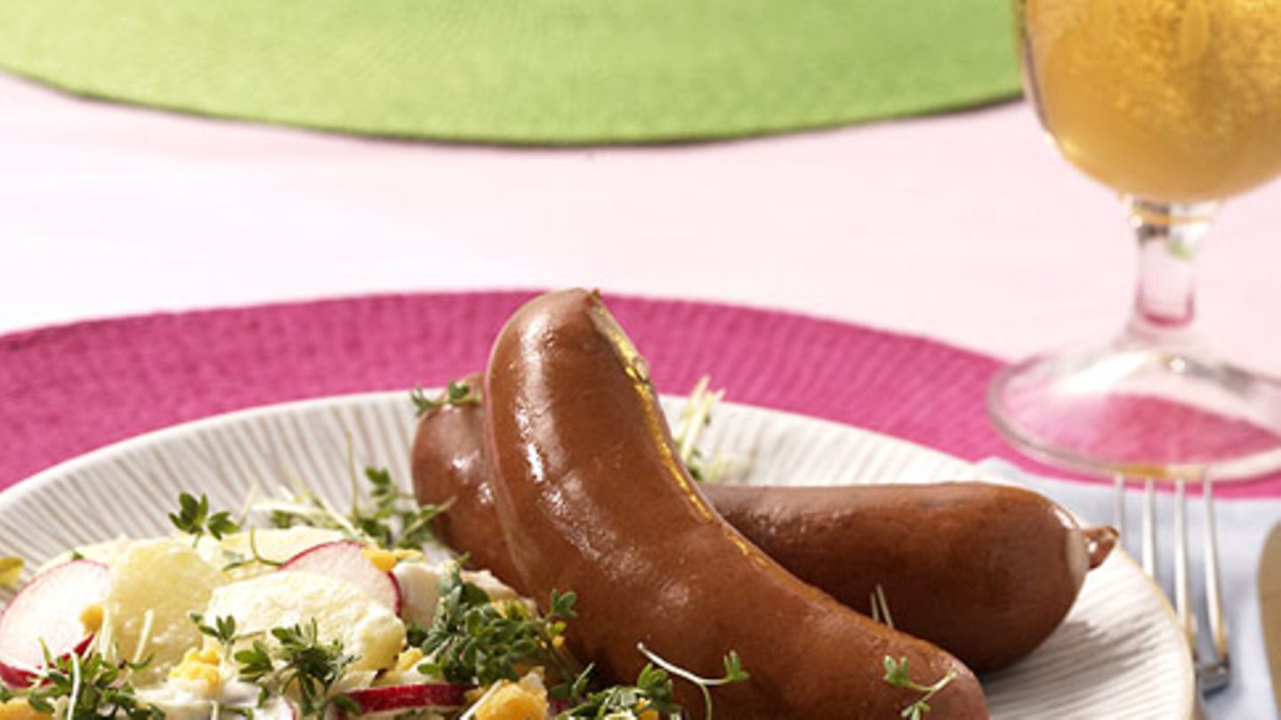Tims Kartoffelsalat mit Bockwurst Rezept