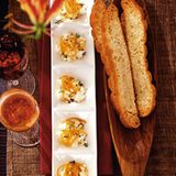 Ziegenkäse mit Honig-Orangen und Thymian