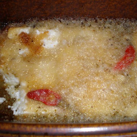Überbackener Feta