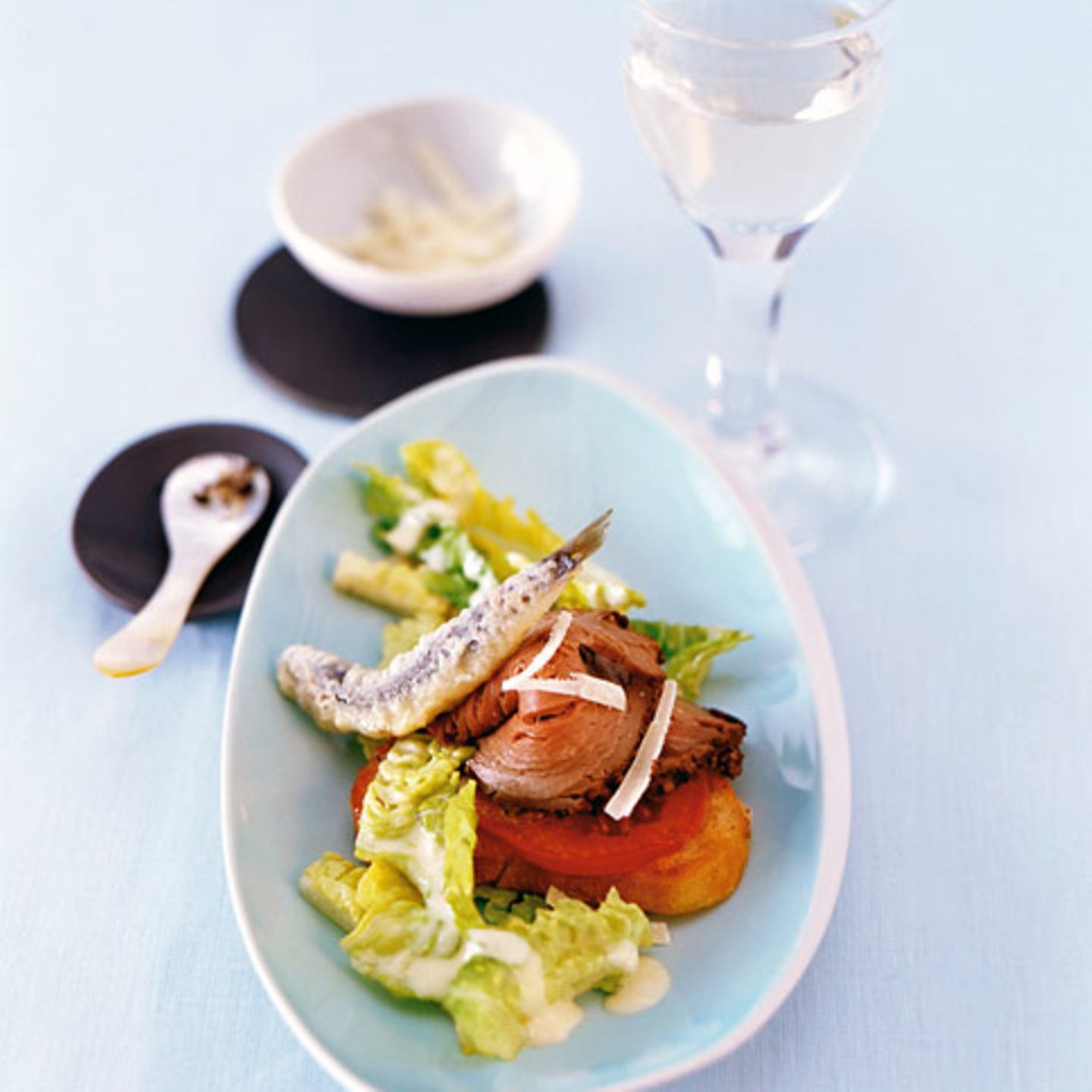 Caesar's Salad mit Rinderfilet