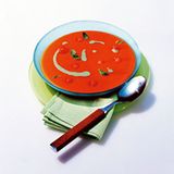 Tomaten-Melonen-Suppe