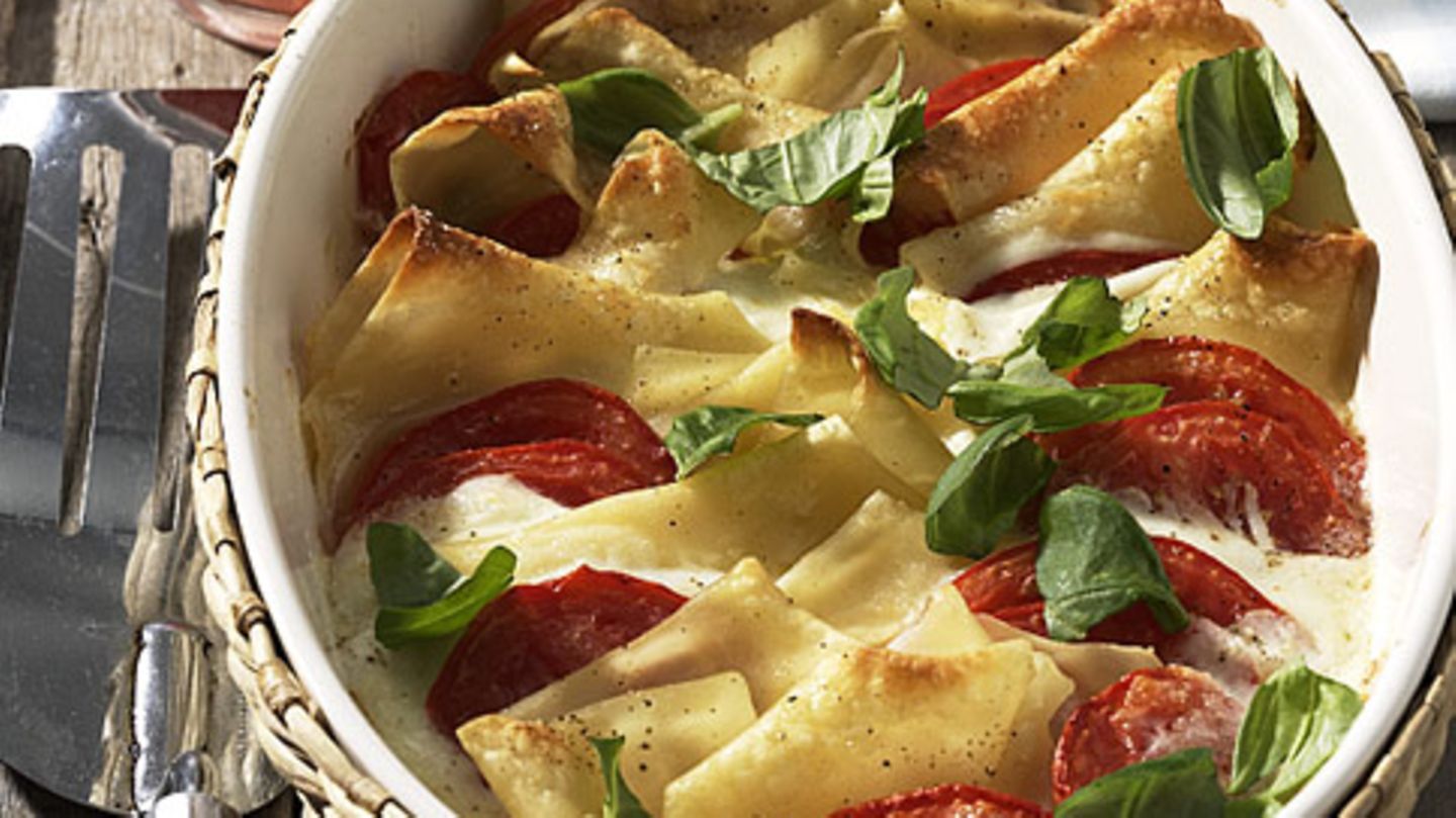 Tomaten-Mozzarella-Gratin Rezept - [ESSEN UND TRINKEN]