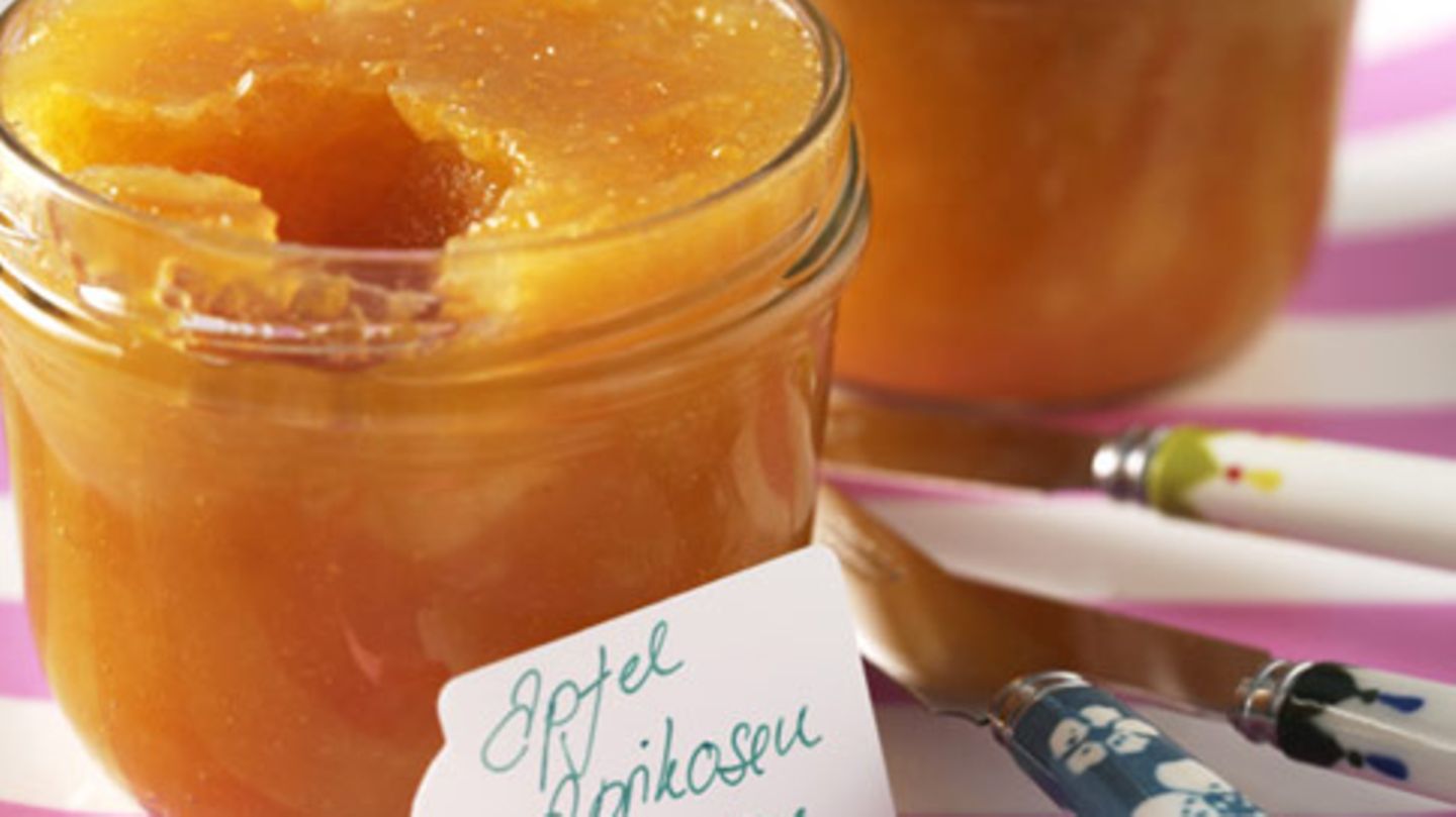 Apfel-Aprikosen-Konfitüre Rezept - [ESSEN UND TRINKEN]