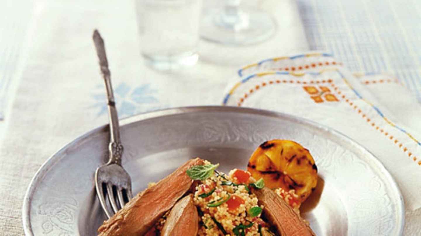 Lammfilet mit Couscoussalat Rezept
