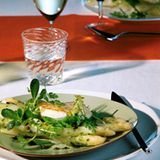 Steinbutt mit Spargel in Fenchelkrautöl