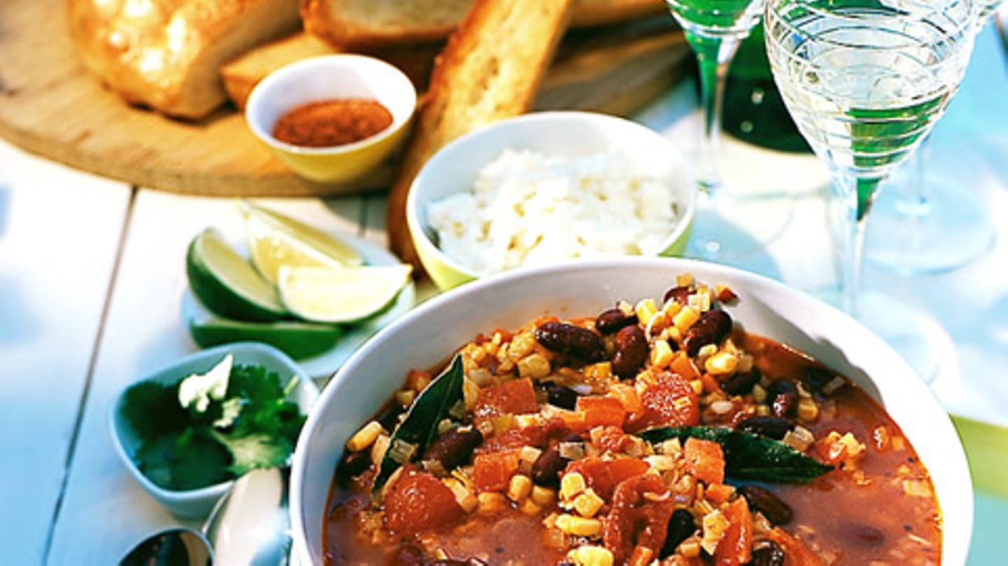 Chili sin Carne Rezept