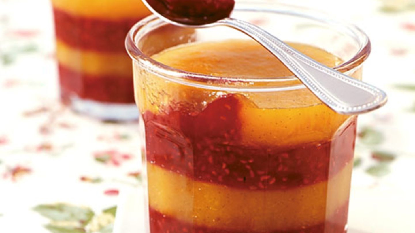 Pfirsich-Melba-Konfitüre Rezept