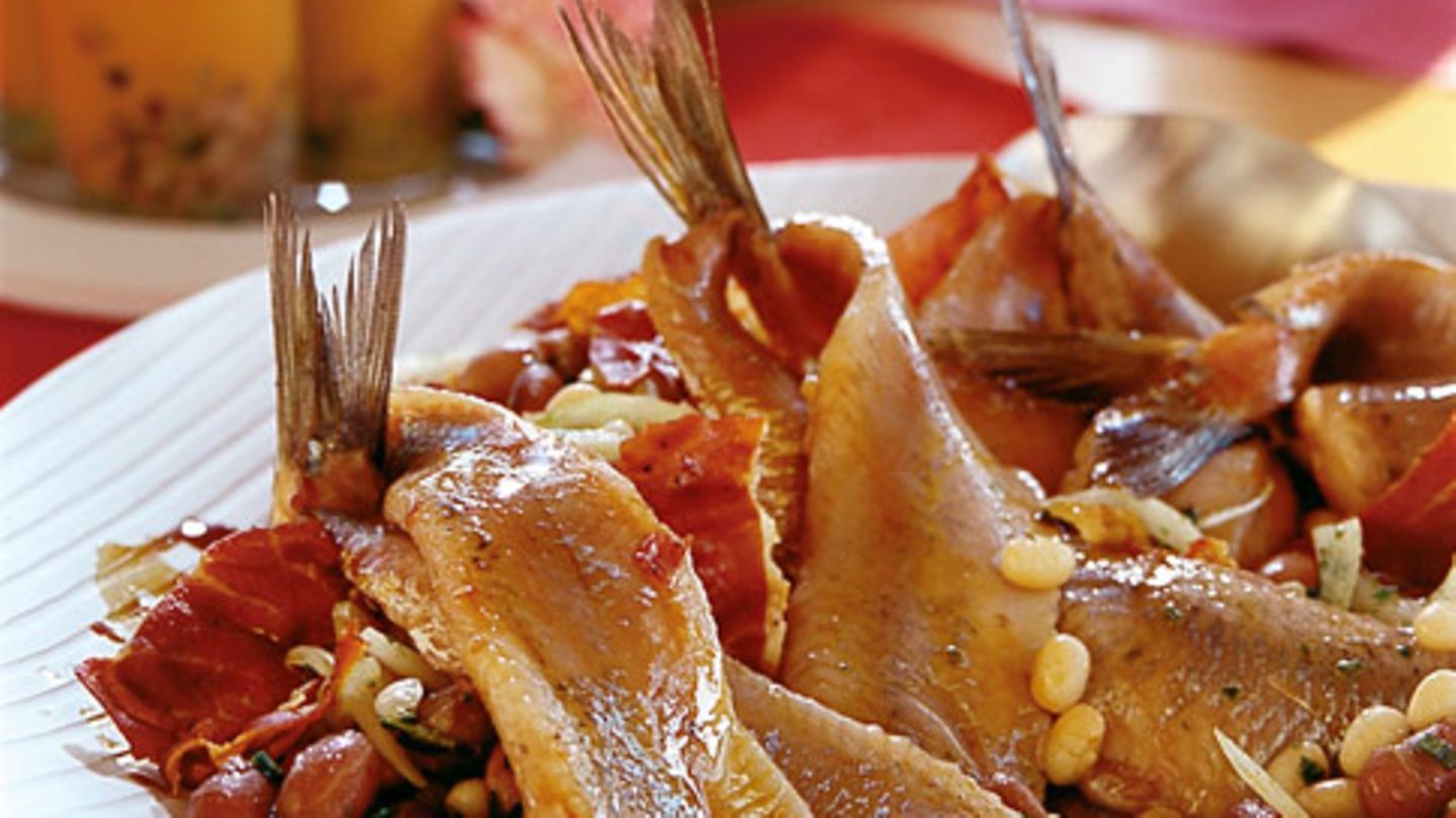 Matjes mit Bohnensalat Rezept