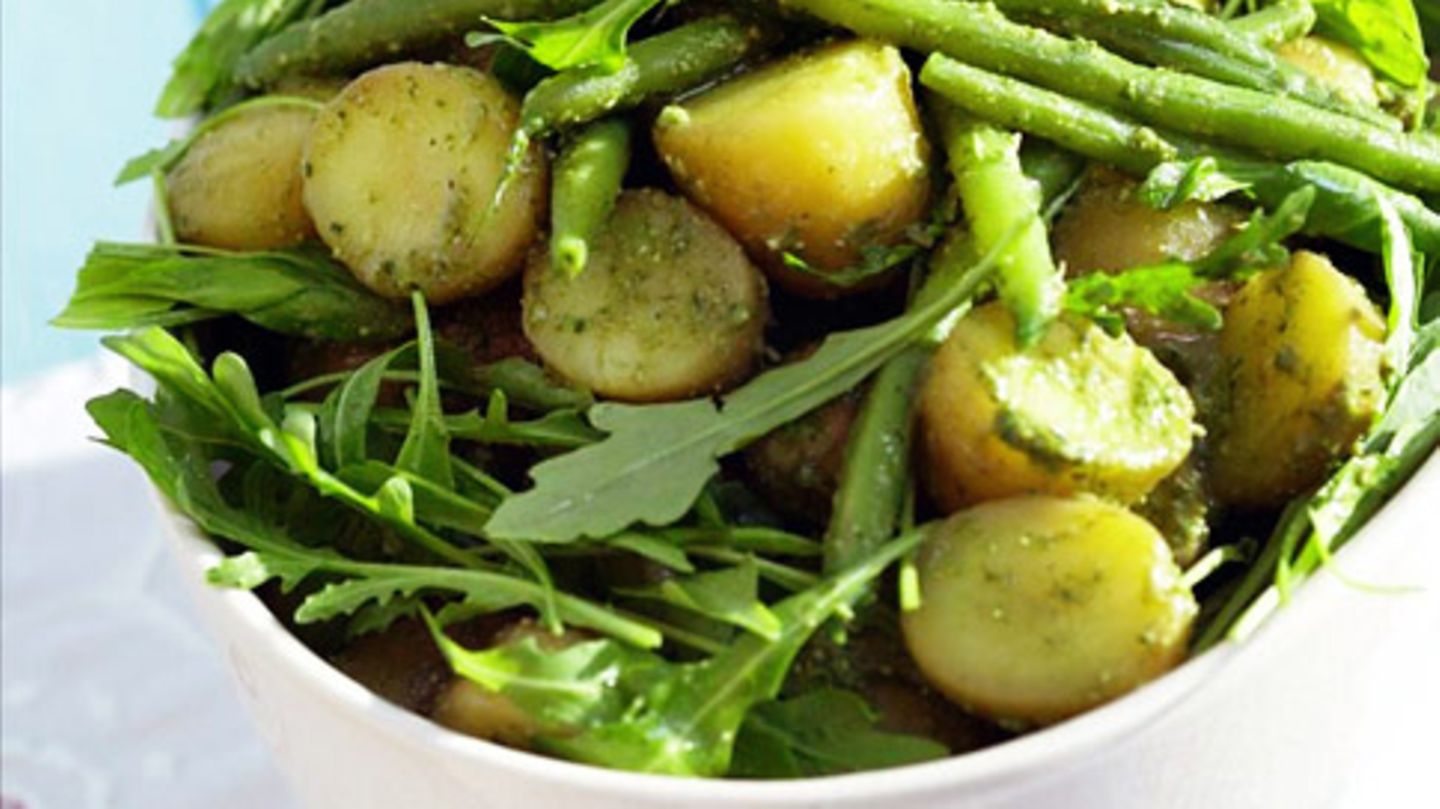 Kartoffel-Bohnen-Salat Genovese Rezept