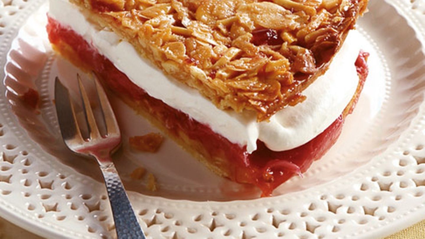 Florentiner Rhabarbertorte Rezept