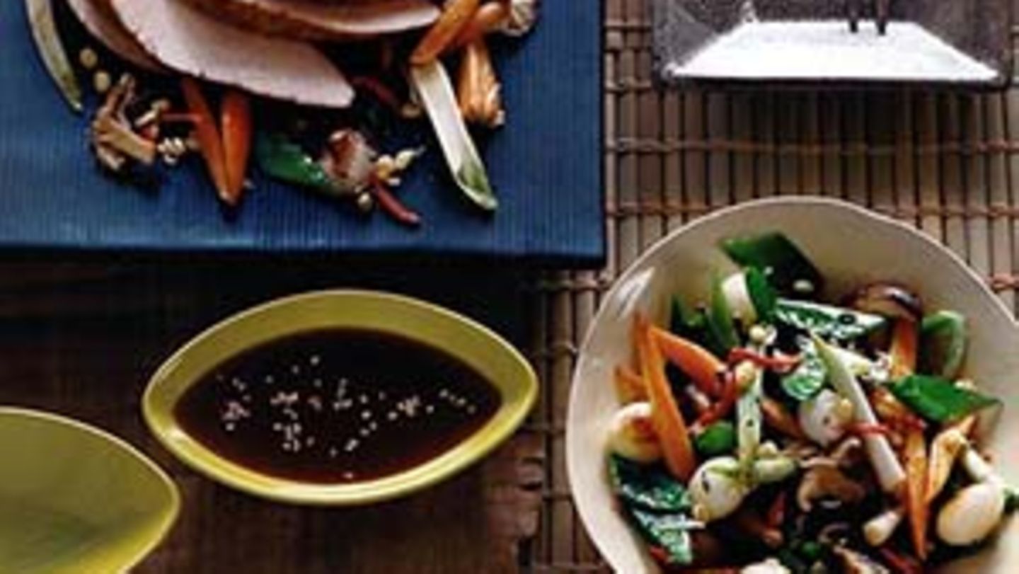 Putenbrust mit Asia-Gemüse Rezept
