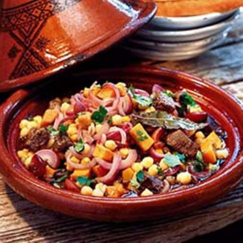 Rindfleisch-Tajine Rezept - [ESSEN UND TRINKEN]