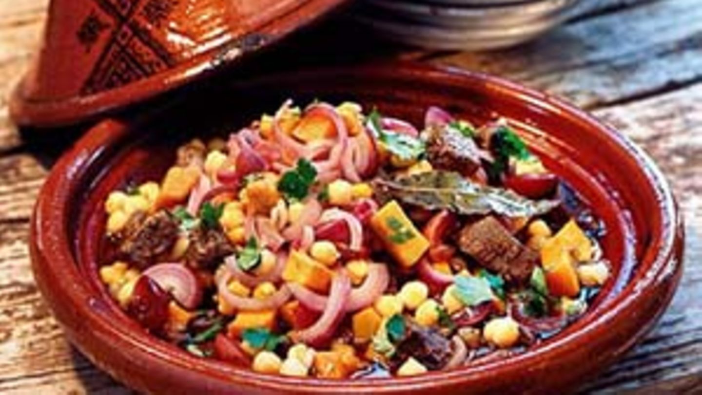 Rindfleisch-Tajine